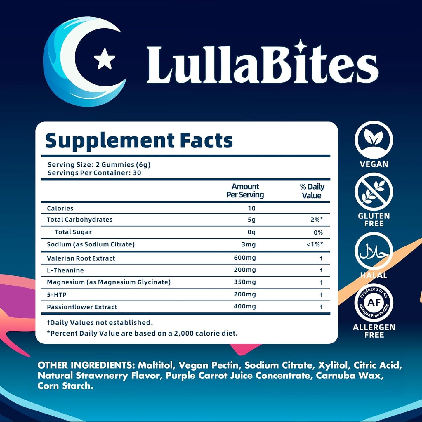 Natural Sleep Gummies — Melatonin-Free Calming Bedtime Supplement
