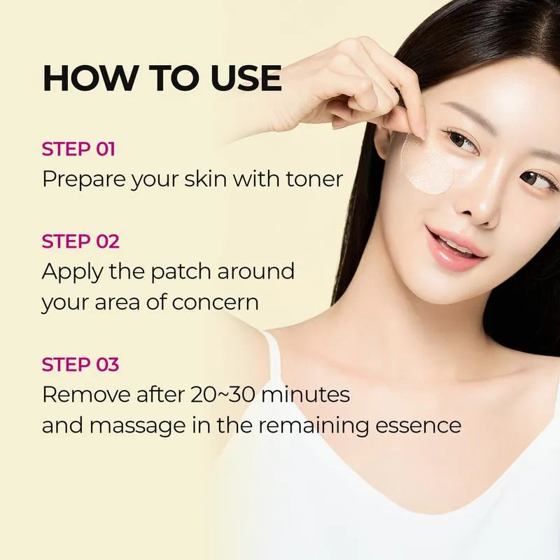 Korean Skincare Kit — Calcium Balm Stick & Hydrogel Eye Patches Duo