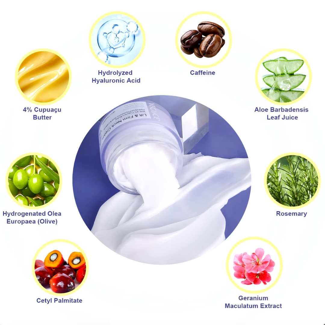 Neck Firming Cream — Anti-Aging Tightening Lift Cream for Sagging Skin