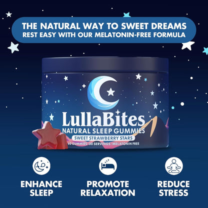 Natural Sleep Gummies — Melatonin-Free Calming Bedtime Supplement