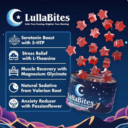 Natural Sleep Gummies — Melatonin-Free Calming Bedtime Supplement