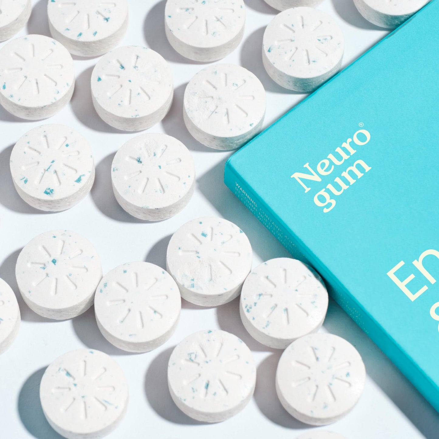 Neuro Gum Energy & Focus — Caffeine + L-Theanine Nootropic Chewing Gum
