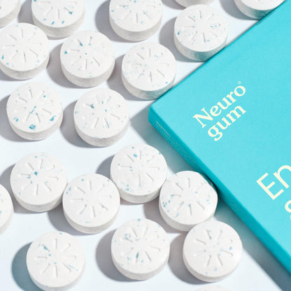 Neuro Gum Energy & Focus — Caffeine + L-Theanine Nootropic Chewing Gum