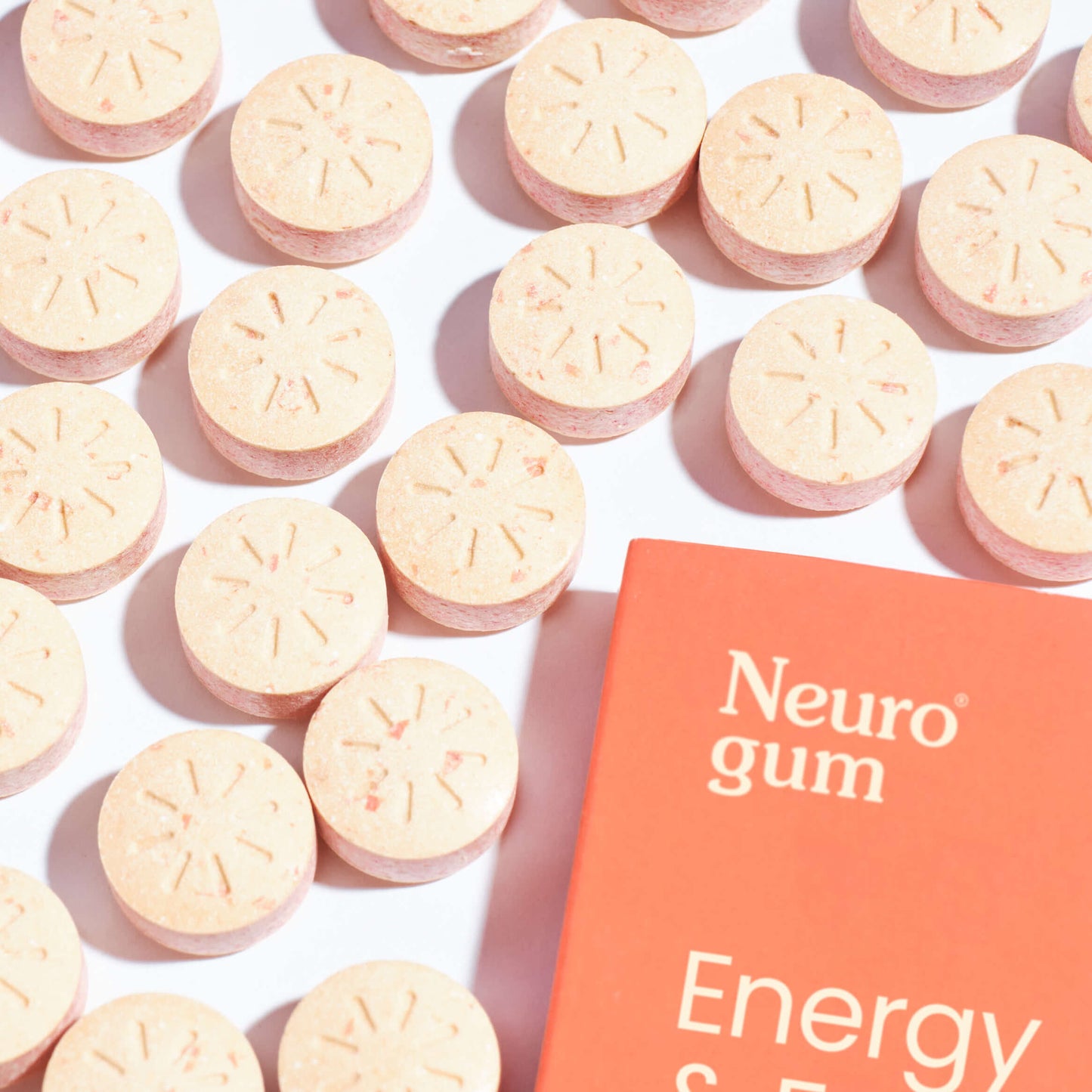 Neuro Gum Energy & Focus — Caffeine + L-Theanine Nootropic Chewing Gum