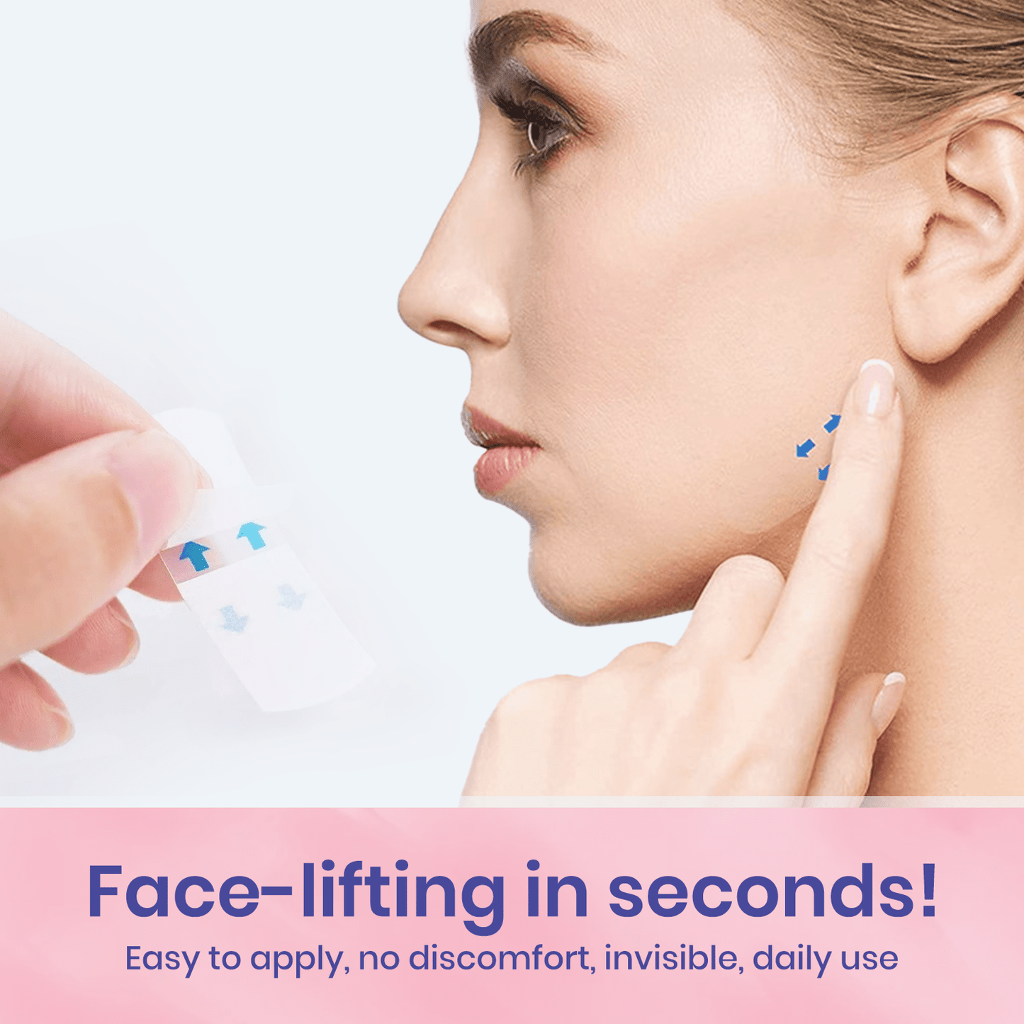 Face Lift Tape — Invisible Adhesive Face Contour Tape for Lifting