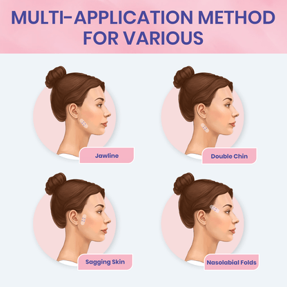 Face Lift Tape — Invisible Adhesive Face Contour Tape for Lifting