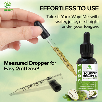 Soursop Extract Drops — Liquid Immune Wellness Supplement, Vegan