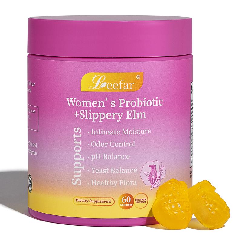 Women's Probiotic Gummies — Vaginal Health & Feminine Wellness, Pineapple