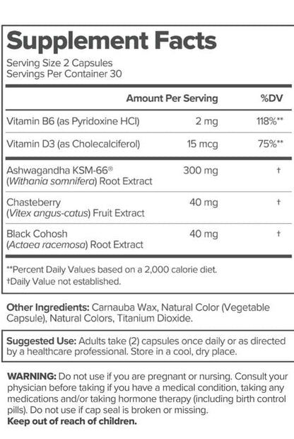 Menopause Supplement for Women — Natural Hormone Balance & Wellness