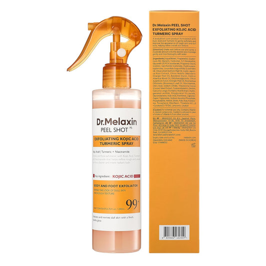 Kojic Acid Body Spray — Exfoliating Turmeric Brightening Mist