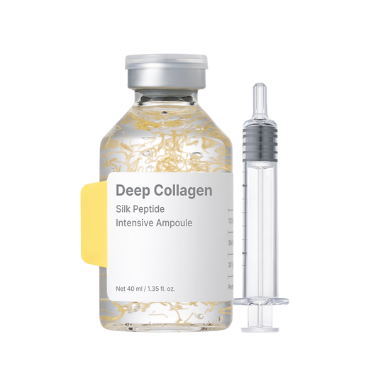 Korean Collagen Serum — Silk Peptide Firming Face Ampoule, Anti-Aging