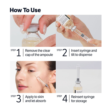 Korean Collagen Serum — Silk Peptide Firming Face Ampoule, Anti-Aging