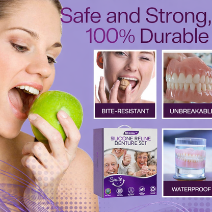 Snap-On Silicone Veneers — Flexible Cosmetic Dentures, Natural-Look Smile