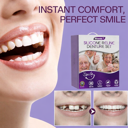 Snap-On Silicone Veneers — Flexible Cosmetic Dentures, Natural-Look Smile