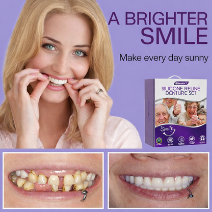 Snap-On Silicone Veneers — Flexible Cosmetic Dentures, Natural-Look Smile