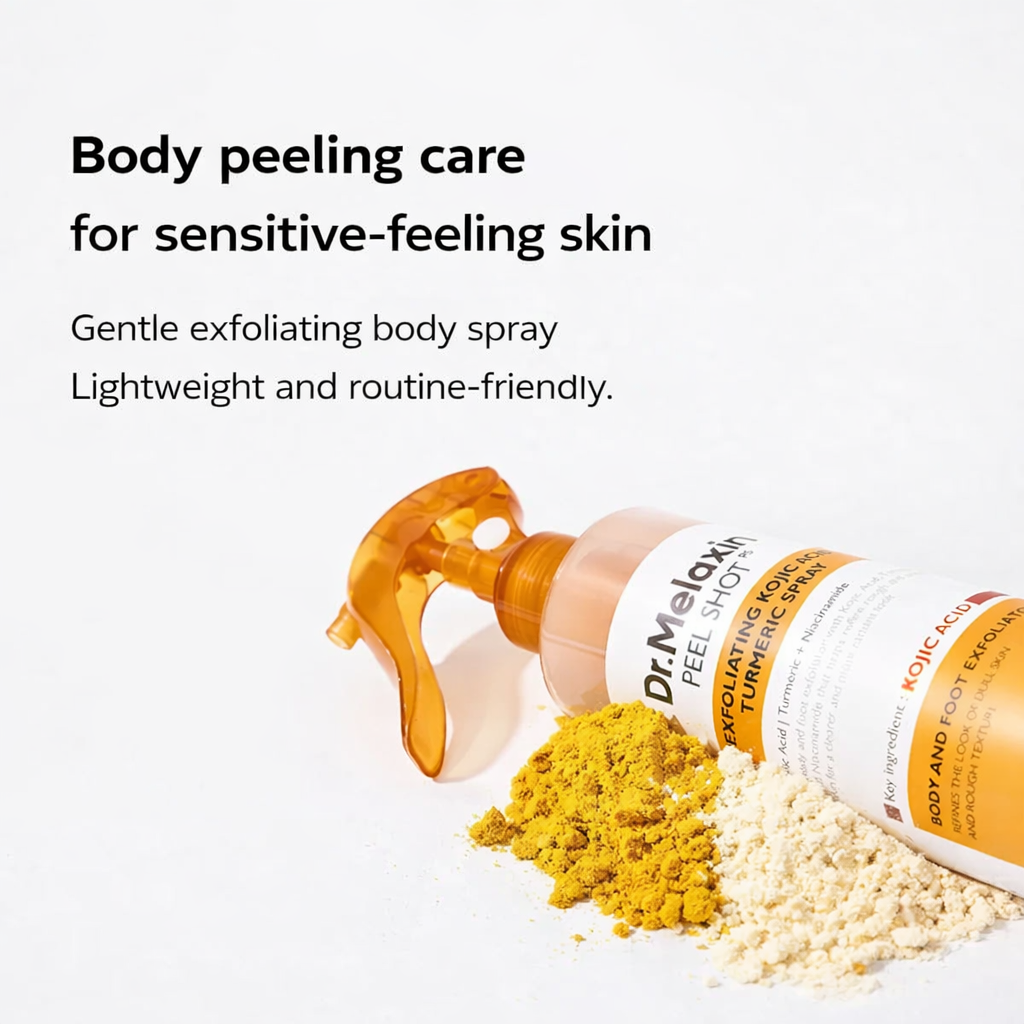Kojic Acid Body Spray — Exfoliating Turmeric Brightening Mist