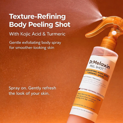 Kojic Acid Body Spray — Exfoliating Turmeric Brightening Mist