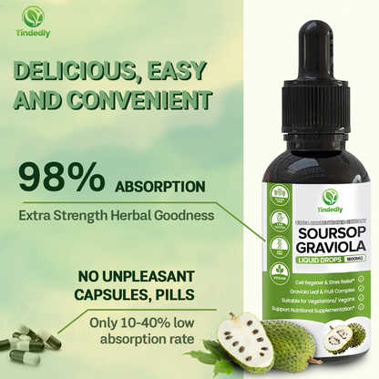 Soursop Extract Drops — Liquid Immune Wellness Supplement, Vegan
