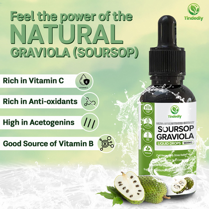 Soursop Extract Drops — Liquid Immune Wellness Supplement, Vegan