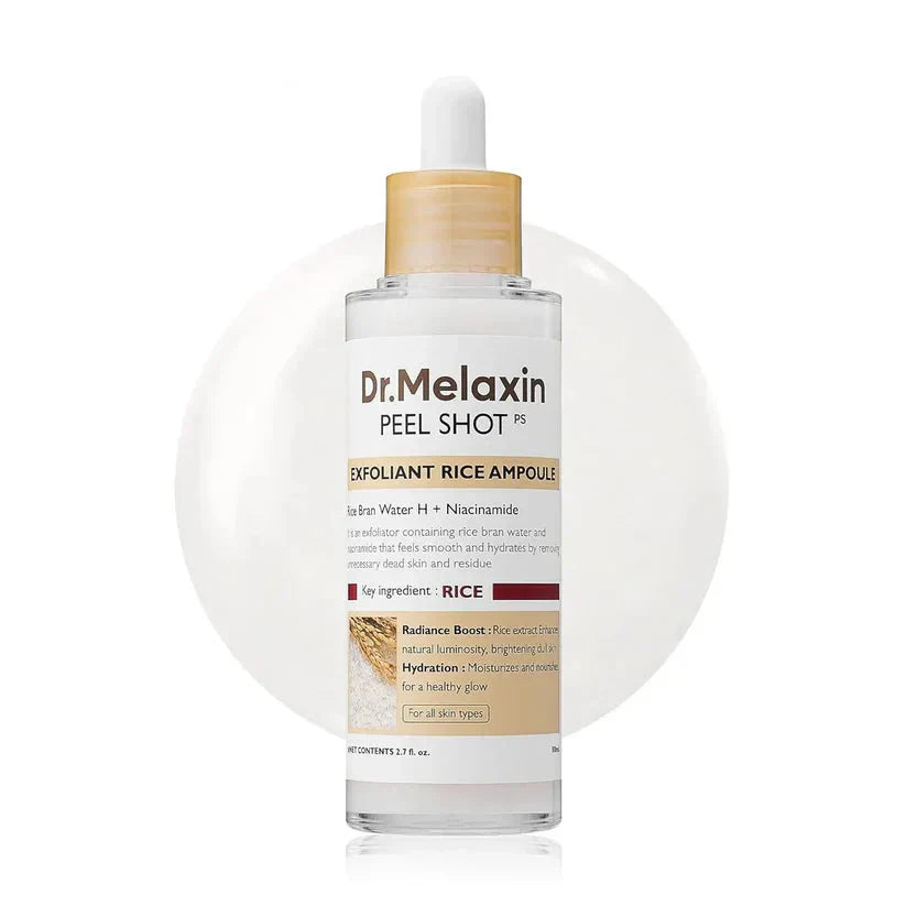 Korean Rice Exfoliating Ampoule — Brightening Face Serum