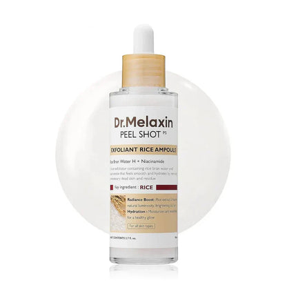 Korean Rice Exfoliating Ampoule — Brightening Face Serum