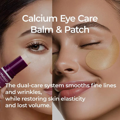 Korean Skincare Kit — Calcium Balm Stick & Hydrogel Eye Patches Duo