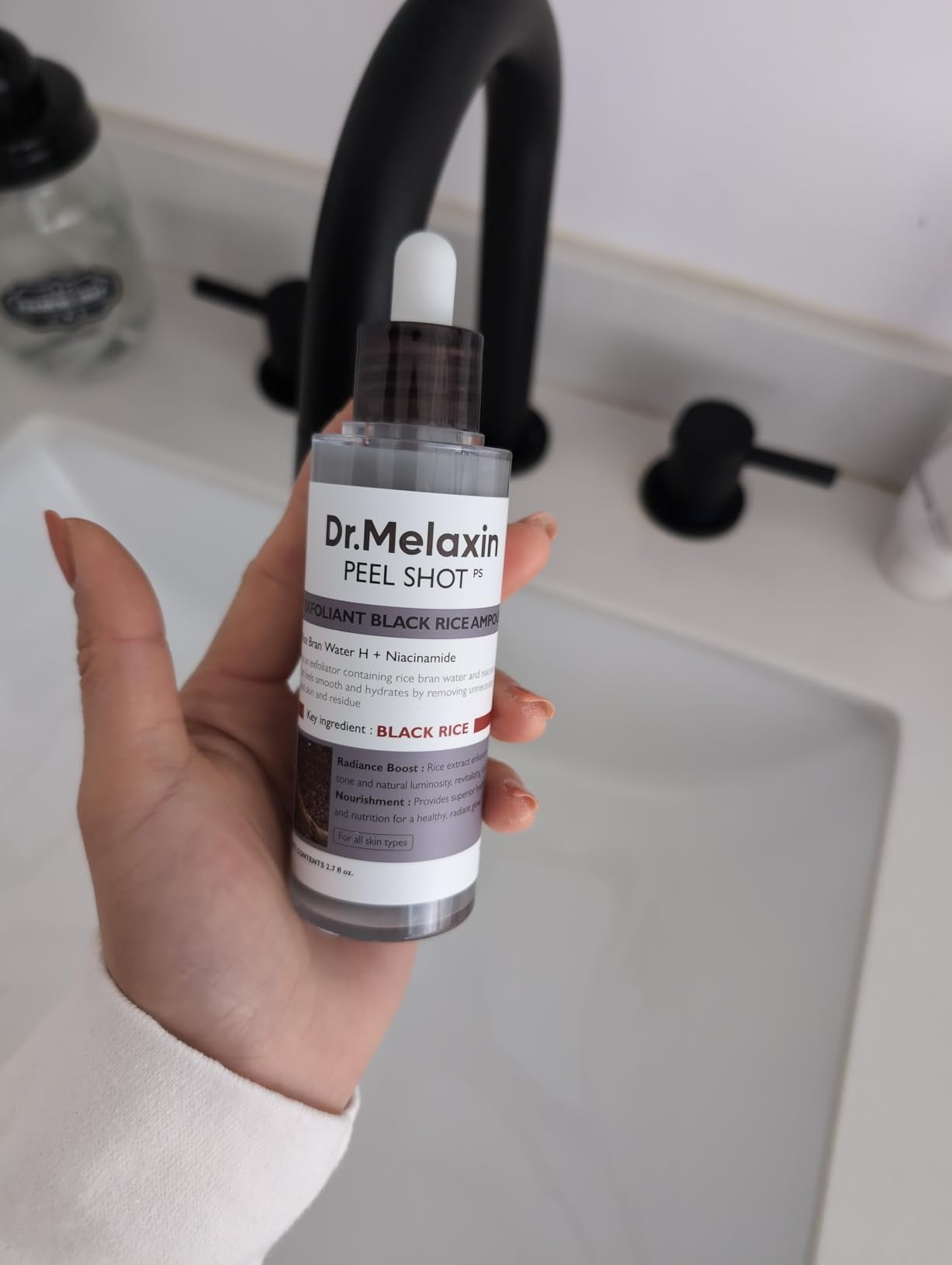 Korean Rice Exfoliating Ampoule — Brightening Face Serum