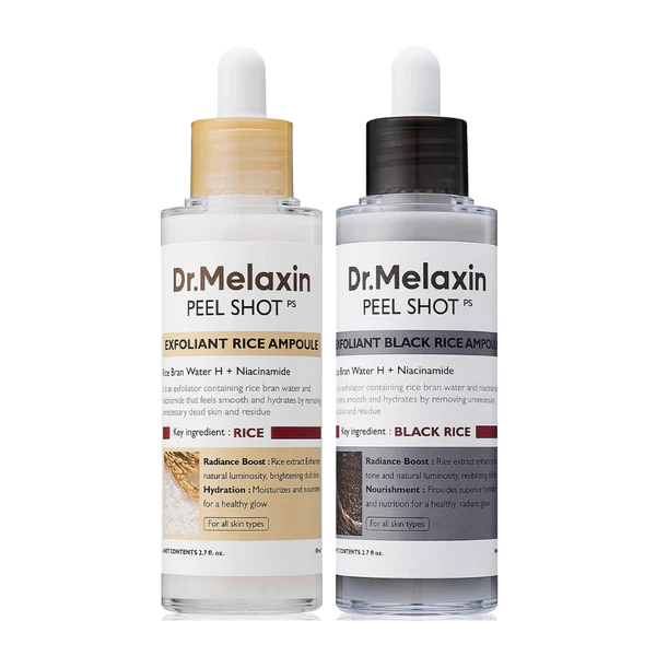 Korean Rice Exfoliating Ampoule — Brightening Face Serum